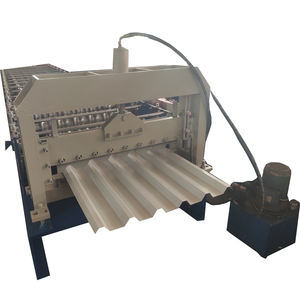 850 mm 너비 싱글 데크 금속 지붕 패널 롤 성형 기계 건설에 사용되는 농장 산업 리비아 벵가지 컬러 - Product Image 2