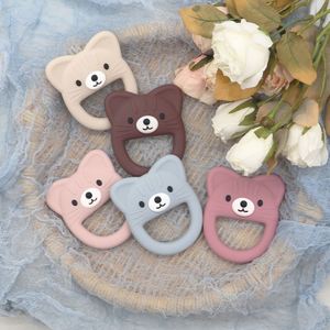 Anneau de dentition pour bébé en silicone souple sans BPA, jouet à mâcher non toxique en silicone en forme d'animal pour soulager les gencives, dès 3 mois - Product Image 2
