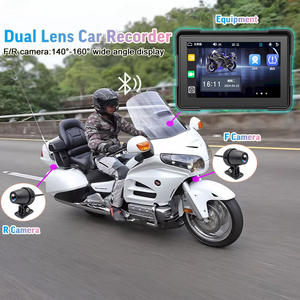 5 "터치 스크린 Dashcam 디지털 오토바이 Carplay 대시 보드 무선 Carplay 안드로이드 자동 모토 네비게이터 - Product Image 3