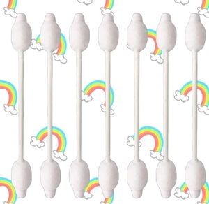 OEM personnalisé bébé soins cotons-tiges cotons-tiges double têtes forme de <span class=keywords><strong>gourde</strong></span> pour bébé enfants nouveau-né facile à utiliser - Product Image 1
