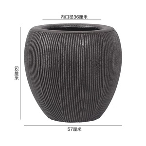 Maceta de Fibra de Vidrio para Exteriores, Resistente a los Rayos UV, a las Heladas y a la Intemperie, Maceta Grande de FRP con Orificios de Drenaje para Techos y Proyectos Urbanos - Product Image 5