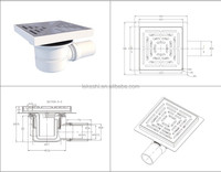 Receveur de douche en fibre de verre XPS, design moderne, installation facile, drain linéaire pour salles de bain et hôtels, garantie 5 ans