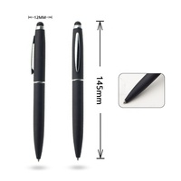 CW Stylo à bille en métal de luxe de haute qualité Logo personnalisé promotionnel Stylet torsadé en métal enduit de caoutchouc LOGO personnalisable