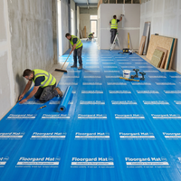 Planche de protection de sol temporaire, robuste et réutilisable, pour chantier de construction et rénovation