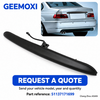 Poignée de coffre arrière avec bouton de commande 51137171699 pour BMW Série 3 E46 Berline 1998-2005, garniture de feux de plaque d'immatriculation de hayon