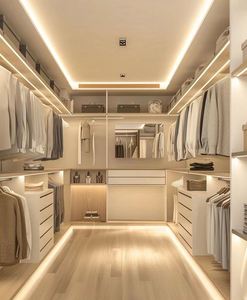 Garde-robe d'intérieur de chambre à coucher haut de gamme de style minimaliste moderne personnalisé - Product Image 5