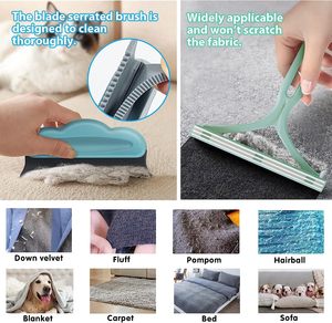 Lot de 4 outils réutilisables pour enlever les poils d'animaux, outil pour enlever les poils de chat et de chien pour canapé - Product Image 5