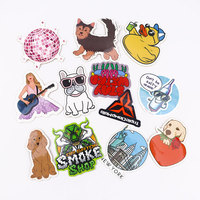 Autocollant en vinyle personnalisé pour logo d'entreprise, étiquette autocollante imperméable, impression sur mesure, découpe de stickers