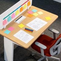 Châssis de table de formation éducative polyvalente équipé d'un canal de câblage et d'un panneau de confidentialité pour les bureaux des salles informatiques des étudiants