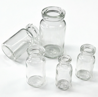Flacon en verre borosilicate transparent de 10 ml pour le remplissage aseptique et le stockage de produits pharmaceutiques