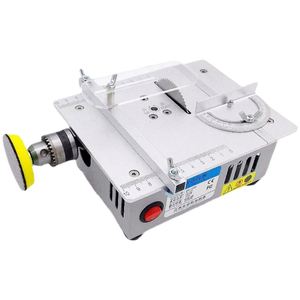 Sierra Circular Eléctrica Portátil Mini de Escritorio 220V/110V para Bricolaje y Carpintería, Estilo Horizontal, Componentes de Motor - Product Image 1