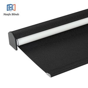 أسطوانة نافذة أو لف ظلال أو الستائر مع مجموعة قضبان السكك الحديدية العلوية لمكتب الفنادق - Product Image 5