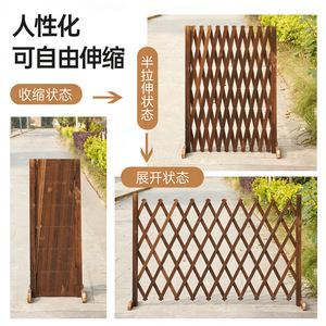 Valla de madera blanca para exteriores, anticorrosiva, para patios, jardines, barandillas de malla retráctiles, cercas de madera, corrales para perros - Product Image 2