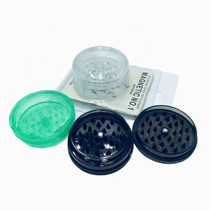 Wholesale Price 2021 Custom Logo Pink 63mm Abs Plastic Herb Storage Grinder