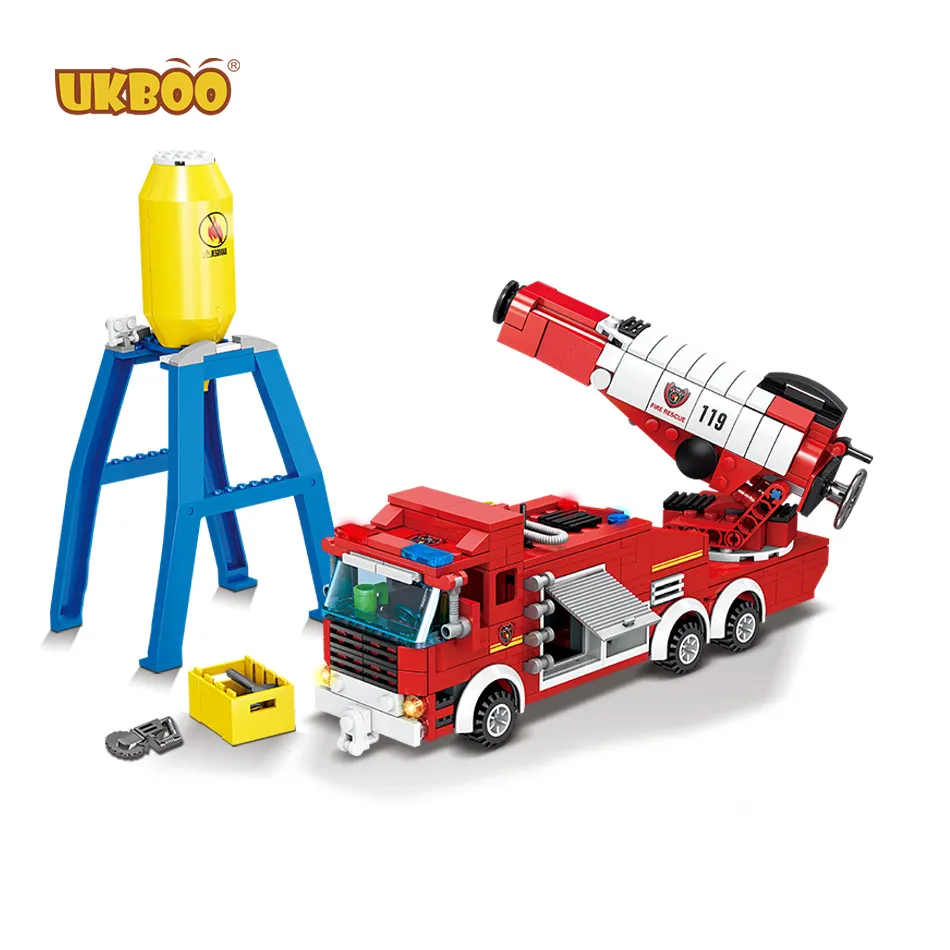 Высокое качество Акция Игрушки Оптовая Продажа 440 шт. пожаротушения, строительные блоки, развивающие игрушки для детей