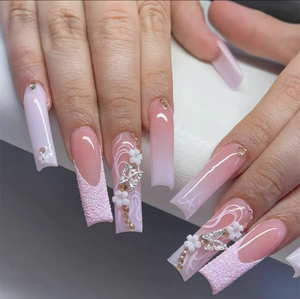 JOYPET alta calidad <span class=keywords><strong>verano</strong></span> diseñadores 10 unids/set estrella de cine diseño de <span class=keywords><strong>uñas</strong></span> prensa larga en <span class=keywords><strong>uñas</strong></span> postizas cubierta completa - Product Image 5