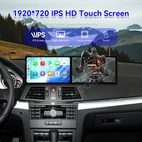 Autoradio MOOKAKA double écran 9,1 pouces pour Mercedes-Benz E2-door coupé W212 2012-2014 Android 15 GPS Navi Stéréo CarPlay sans fil