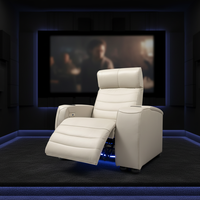 Set Sofa Home Theater Ruang Tamu Elektrik Kayu Multifungsi Ruang Video Villa Tempat Menonton Film Oxygen Chamber Seat