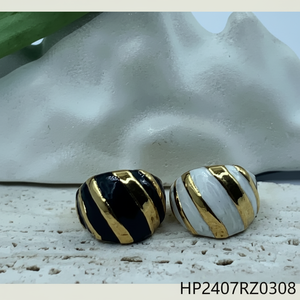 Set di gioielli da donna-anello di moda in acciaio inox bracciale collana orecchino-accessori all'ingrosso - Product Image 1