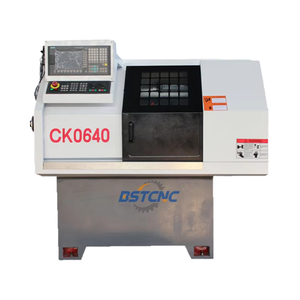 CK0640 Machine de tour à lit plat alésage automatique filetage forage taraudage alimentation à barre à broche unique 220V Options - Product Image 1