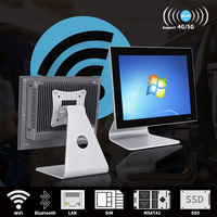 Panel PC industrial con CPU Intel Celeron y Core 4/7/8/10/11/12/13th-i3/i5/i7 con DDR3/DDR4/DDR5 e interfaces de E/S ricas