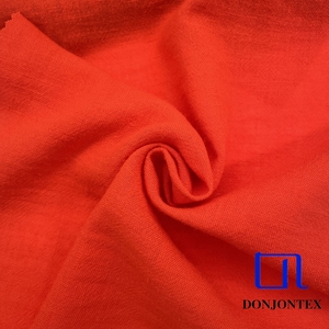 Высококачественная 100% из переработанного полиэстера, имитация льняной ткани для женских свадебных рубашек и одежды, мягкая на ощупь - Product Image 3