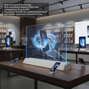 จอแสดงผล OLED แบบโปร่งใส 3 มิติ แบบอินเทอร์แอคทีฟ สำหรับการศึกษาในห้องปฏิบัติการ หลายสี สำหรับใช้ในรถยนต์ โฆษณา ตกแต่ง IPX3 - Product Image 5