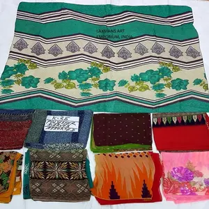 Polyester in chiếc khăn dài mix trận đấu in hoa in chiếc khăn dài bán buôn từ Ấn Độ giá rẻ chiếc khăn