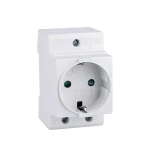 Germany Type 230V 16A Modular Din Rail Socket