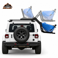 Support de Toit Universel Intelligent pour Kayak, Canoë, Vélo, SUP – Capacité 45 kg – Idéal pour SUV et Camionnettes à Barres Transversales
