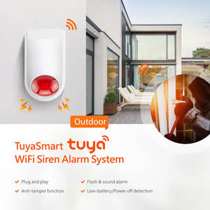Versión Actualizada, Sistema <span class=keywords><strong>de</strong></span> Alarma con Sirena para Exteriores, WiFi Tuya, Control por Voz y App Smartlife, Impermeable, con Interruptor Anti-manipulación PST-SN31 - Product Image 2