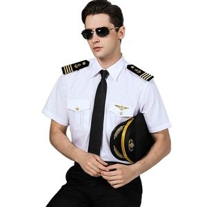 Uniforme de commandant de bureau blanc décontracté pour hommes, chemise en tricot respirant avec bretelles pour les marchands - Product Image 4