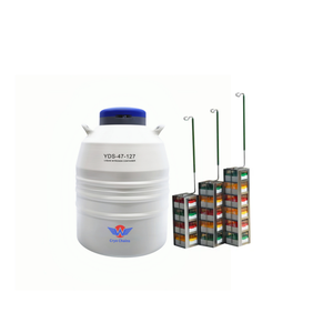 Flacons légers LN2 YDS-30-125 30L large cou liquide azote cheval sperme Dewar avec seau carré - Product Image 1