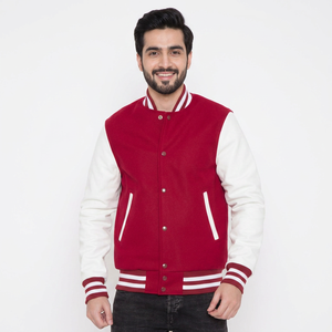 Custom Logo <b>Men's</b> Varsity Jacket High Quality Streetwear Coat Embroidery Patches Fabric Letterman Baseball Jacket Jacket For <b>Men</b> - Product Image 1