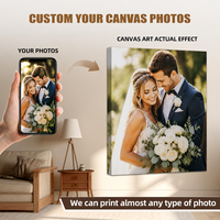 Personnalisez votre image sur toile, impression photo personnalisée, art mural avec cadre flottant pour la décoration de la maison, peinture sur toile de haute qualité