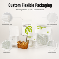 Sachets Doypack Premium Résistants à l'Huile de Qualité Alimentaire pour le Stockage de Pain Frais, de Toast et de Produits de Boulangerie