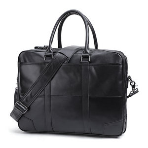 Hot Luxury Vintage Genuine <strong>Leather</strong> <strong>Briefcase</strong> for Men Soft Office Business Bag with High Quality - Product Image 1