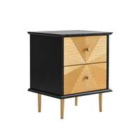 Table de chevet pliable élégante avec finition en bois de qualité supérieure, design moderne, rangement spacieux pour chambre à coucher et usage hospitalier
