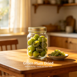 Dulces de Ciruela Seca Verde Delgada OEM, Ciruela Fermentada Natural para Apoyo Digestivo y Limpieza Suave del Bienestar - Product Image 1