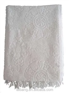 Hot Sale Haji Umrah Pilgrimage Towels Muslim Towel Men's Hajj Microfiber Towel White Woven Adults Plain Embroidered