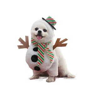 Disfraz de Perro Muñeco de Nieve Navideño, Ropa de Invierno para Mascotas, Divertido Traje de Transformación para Perros Pequeños - Product Image 5