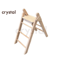 Structure d'escalade intérieure en bois Crystal OEM, petite structure d'escalade à tréteaux pour étirements