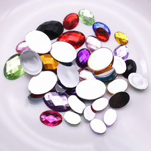 Factory Wholesale Flat Back Various to Choose Acrylic Rhinestone <strong>Gems</strong> for <strong>Crafts</strong> - Product Image 5