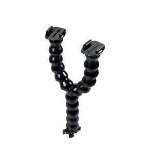 ปรับยืดหยุ่นผู้ถือ CLAMP ขาตั้งกล้องคู่คอสำหรับ <span class=keywords><strong>GoPro</strong></span> <span class=keywords><strong>Hero6</strong></span>/ 5/4/3/2 SJCAM Sport Action กล้องอุปกรณ์เสริม - Product Image 5