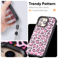 Étui de téléphone magnétique détachable de luxe en TPU pour iPhone 15161718 Pro Max, nouveau design, coque arrière en PC avec impression UV par sublimation