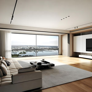 <span class=keywords><strong>Ventanas</strong></span> Corredizas de Aluminio con Aislamiento Acústico y Térmico, Doble Vidrio con Mosquitera para Casa, Villa y Oficina Comercial - Product Image 1