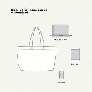 Sac fourre-tout en toile écologique personnalisé 2025 – Réutilisable, avec fermeture épaule, pour le shopping, les pique-niques, les voyages, cadeau pour étudiants, à rayures - Product Image 5