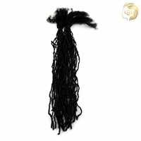 Extensions de cheveux naturels 100% humains en gros, type Locs brésiliennes Remy vierges, 16 pouces, couleur naturelle, Inter Locs, couleurs personnalisables, pour femmes, salon, permanente, cheveux en vrac