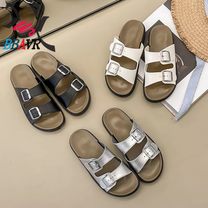 Nuevo Diseño Personalizado de Sandalias de Verano para Mujer con Punta Abierta, Parte Superior de PVC Transpirable y Ligera, Estilo Dulce y Fácil de Poner - Product Image 4