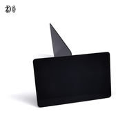 Carte NFC noire mate vierge pour contrôle d'accès MIFARE DESFire EV1 EV2 EV3 en PVC, carte RFID noire